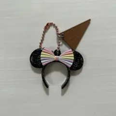 ディズニーランド 40周年 カチューシャキーホルダー ガチャカプセル付き