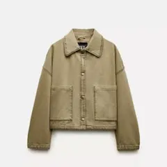 トップステッチ シャツジャケット