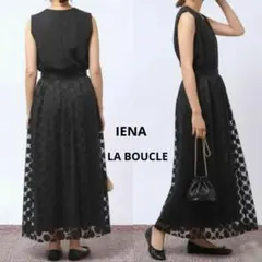 IENA LA BOUCLE チュール ドット 刺繍 イエナ スカート 34のサムネイル