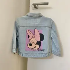 【美品】ZARA ミニーマウス デニムジャケット 90cm