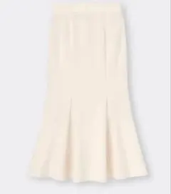 GU♡美品　カットソーマーメイドロングスカート L 白