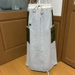 新品未使用！ブランバスク 裏起毛グレー スウェットタイトスカート