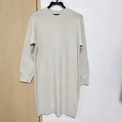 未使用 白 ホワイト ニットワンピ