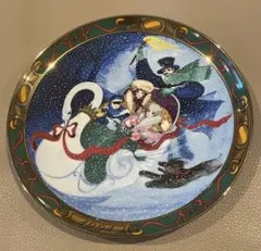 [超美品]ロイヤルコペンハーゲンクリスマスプレート ジングルベル ロイヤルコペンハーゲン クリスマスプレート 1966年