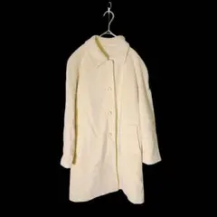 【VESTINA】東京スタイル　ロングコート　アンゴラ100% ヴィンテージ