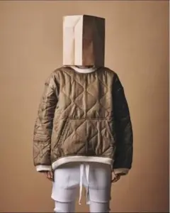 値下げ★m.u × PRE_QUILTING LONG PULLOVER TAN