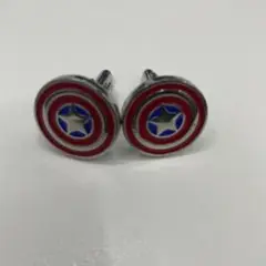 ★中古美品★上品~サークルアメリカ風シルバーカフスボタン特別に
