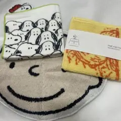 新品スヌーピーミュージアム　タオル