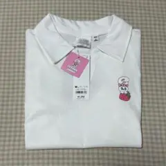 GU GIRLSクロップドポロシャツ エスターバニー キッズ Mサイズ
