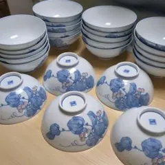 茶碗 飯碗 25個セット 食器まとめ売り 昭和レトロ