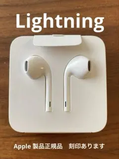 Apple 純正 Lightning ライトニング　有線イヤホン　正規品