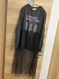LOGOS DAYS チュールドッキングカットソー