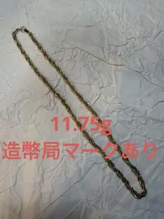 22k 8.6g ツイストチェーン 20インチ 50センチ 22金 無垢 - メルカリ
