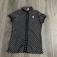 美品アルチビオarchivio黒ドットシャツサイズ36
