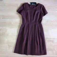 Karl Park Lane ワインレッド ひざ丈ワンピース 9号