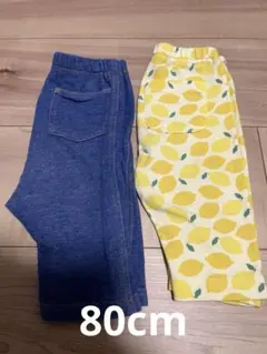 ユニクロ 80cm 五分丈レギンス