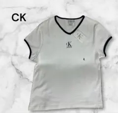 Calvin Klein Jeans VネックTシャツ Lサイズ