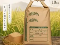 岐阜県産 ハツシモ 白米10kg 令和7年産のサムネイル