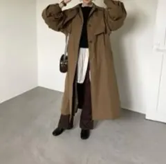 カーキ トレンチコート