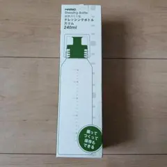 【未使用】ハリオ ドレッシングボトルスリム 240ml ブラック レシピ付きのサムネイル