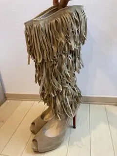 ルブタンウェスタンハイヒール　取り外し可能