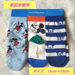 東京ディズニーリゾート キッズ靴下13cm～18cm 3足セット