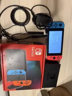 Nintendo Switch 青/赤 本体 ACアダプター付き