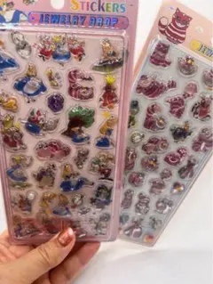 アリス・イン・ワンダーランド 硬いシール　2シート