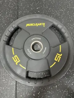 ②【15kg1枚】MUSCLEARTSオリジナルオリンピックプレートのサムネイル