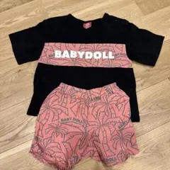 BABYDOLL Tシャツ・ショートパンツセット 90 セットアップ
