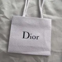 Dior ホワイト ショッピングバッグ