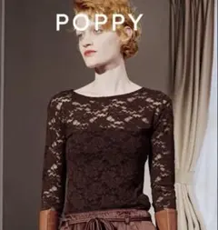 新品タグ付きpoppyブラウン レース柄 長袖 ハイネック あさぎーにょ 2026年最新】poppy あさぎーにょ レースの人気アイテム - メルカリ
