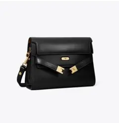 トリーバーチ　リー ラジウィル カラーブロック ペブルド ショルダーバッグ