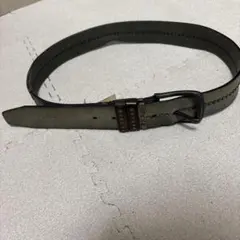 DIESEL ブラウンレザースタッズ付きベルト