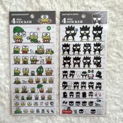 ケロケロケロッピ バツ丸くん　4サイズステッカー　サンリオキャラクターズ