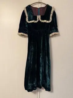 ヴィンテージ ベルベット ワンピース