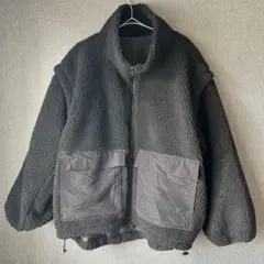 チャオパニックティピー　ブラック2WAYスタンドボアブルゾン