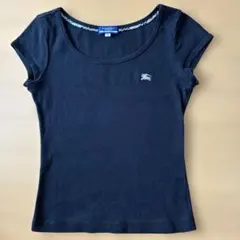 BURBERRY ブラック 半袖Tシャツ 38