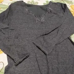 ダークグレー 七分袖 インナー