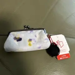 和ほのか 花柄がま口印鑑入れ　日本製