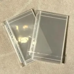 【おまけ付き】A6 6穴　シール帳　リフィル　20枚