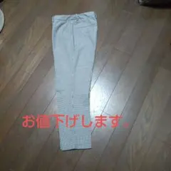 UNIQLO．ユニクロ．チェック柄カジュアルパンツ