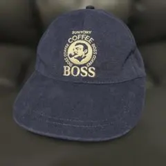 ま*ず様 希少 非売品 SUNTORY BOSS COFFEE ネイビーキャップのサムネイル