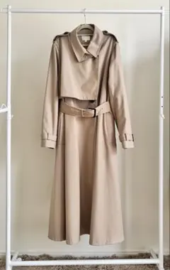 rienda ロングトレンチコート ベージュ
