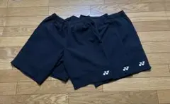 ヨネックス　ハーフパンツ　黒　S 3枚