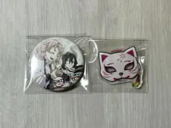 鬼滅の刃　甘露寺蜜璃　伊黒小芭内　全集中展　缶バッジ