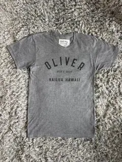 ハワイ　カイルア　Oliverメンズ ショップ　Tシャツ グレー Sサイズ