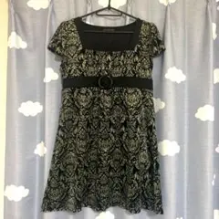 Renoble リノーブル M 半袖チュニック　ベロア風　オンワード樫山のサムネイル
