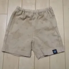 ベビードールBABYDOLLベージュ夏用 星柄パンツ８０　短パン　ショートパンツ