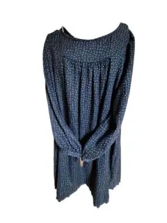 ikka 長袖水玉チュニック